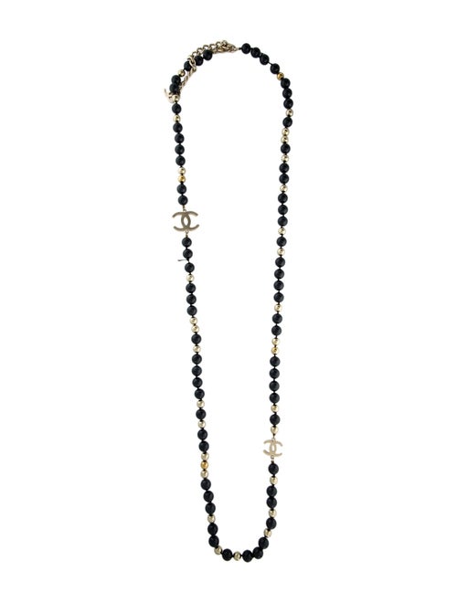 Chanel CC Station Bead Necklace