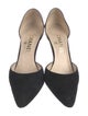 Chanel Interlocking CC Logo Suede D'Orsay Pumps