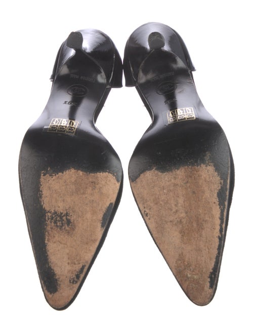 Chanel Interlocking CC Logo Suede D'Orsay Pumps