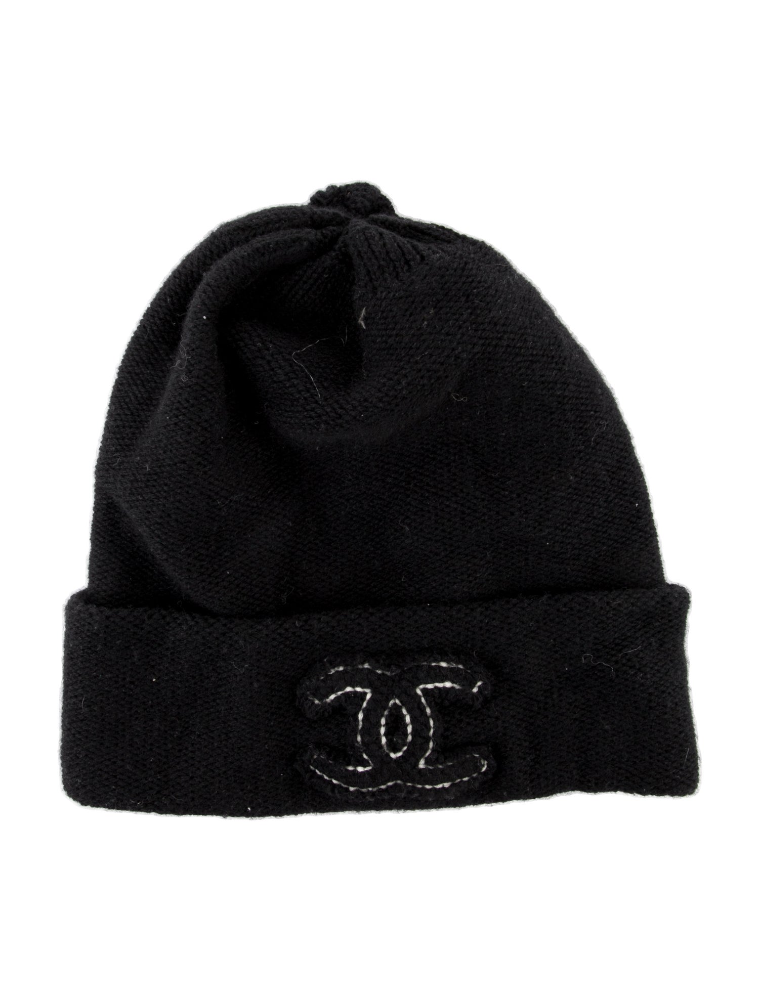 Chanel 2022 Interlocking CC Logo Cashmere Beanie