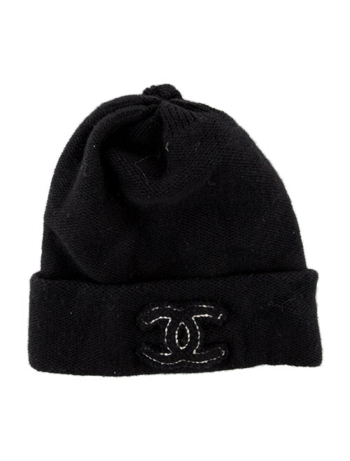 Chanel 2022 Interlocking CC Logo Cashmere Beanie