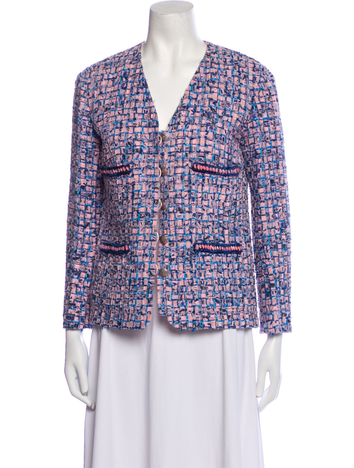 Chanel 2021 Tweed Pattern Blazer