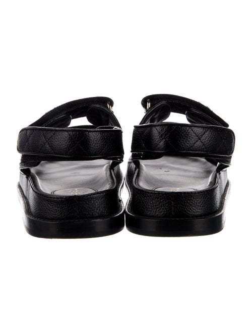 Chanel Slingback Interlocking CC Logo Slingback Sandals