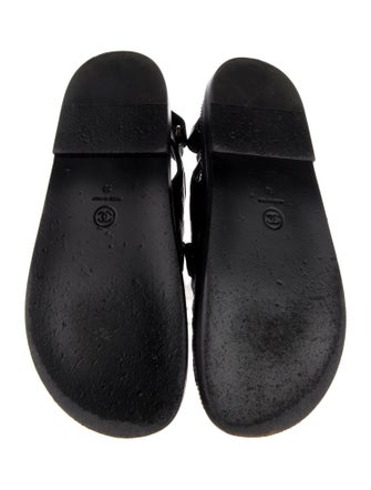 Chanel Slingback Interlocking CC Logo Slingback Sandals