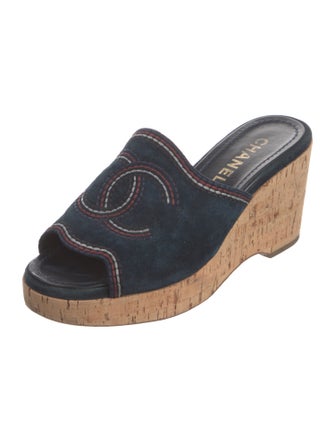 Chanel 2021 Interlocking CC Logo Slides