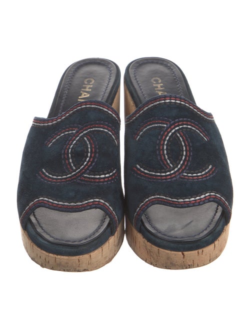 Chanel 2021 Interlocking CC Logo Slides