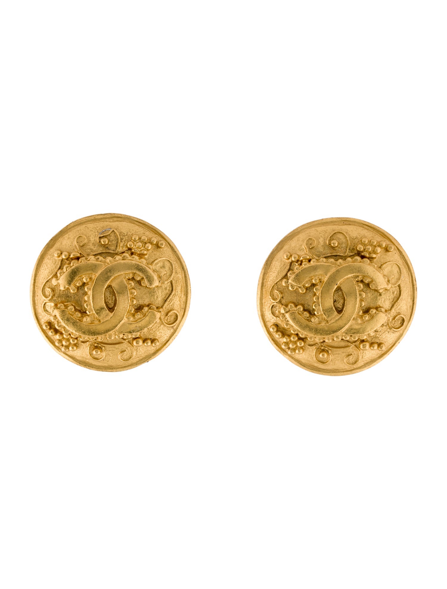 Chanel Vintage Clip-On Earrings