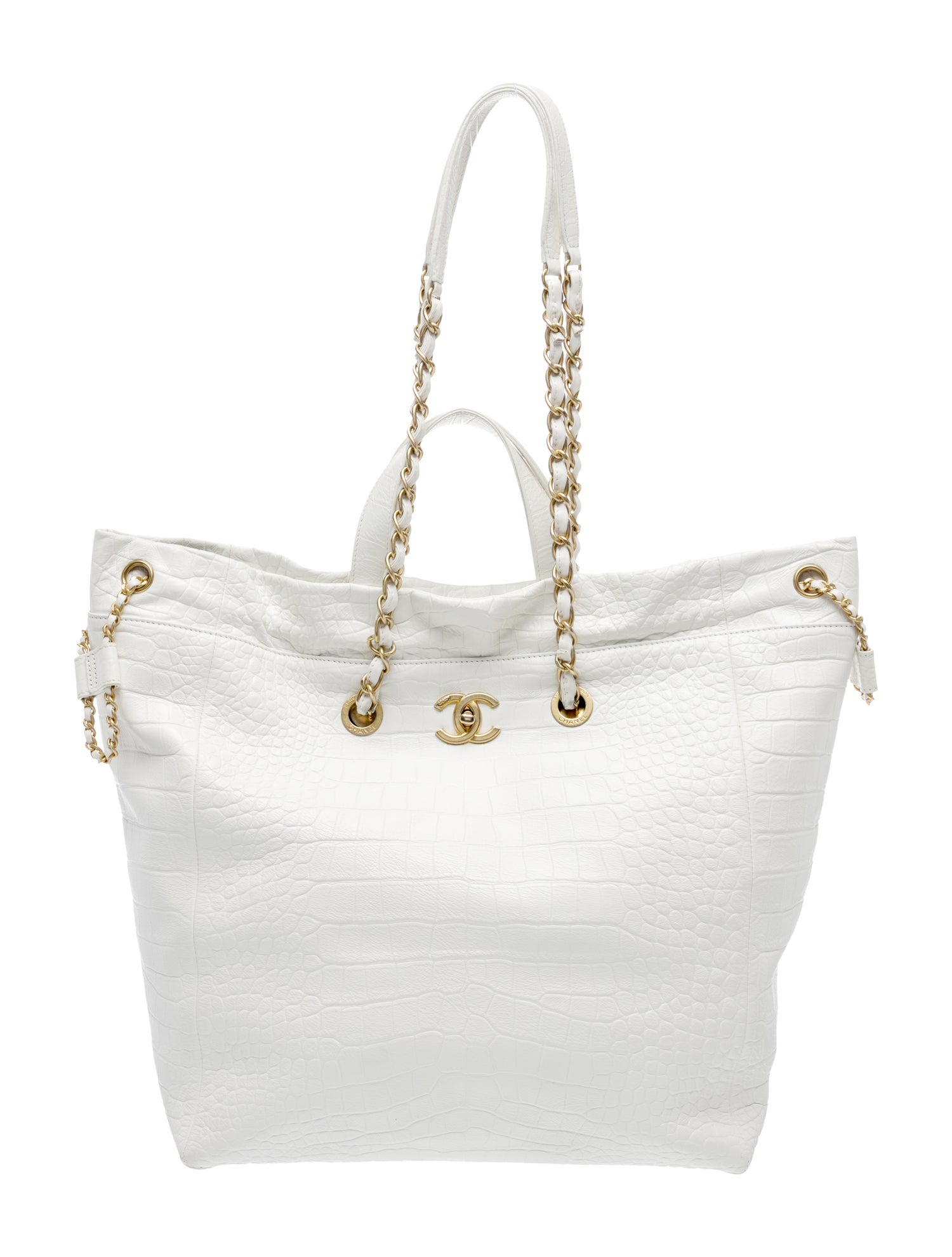 Chanel Paris-New York Large Coco Croc Tote