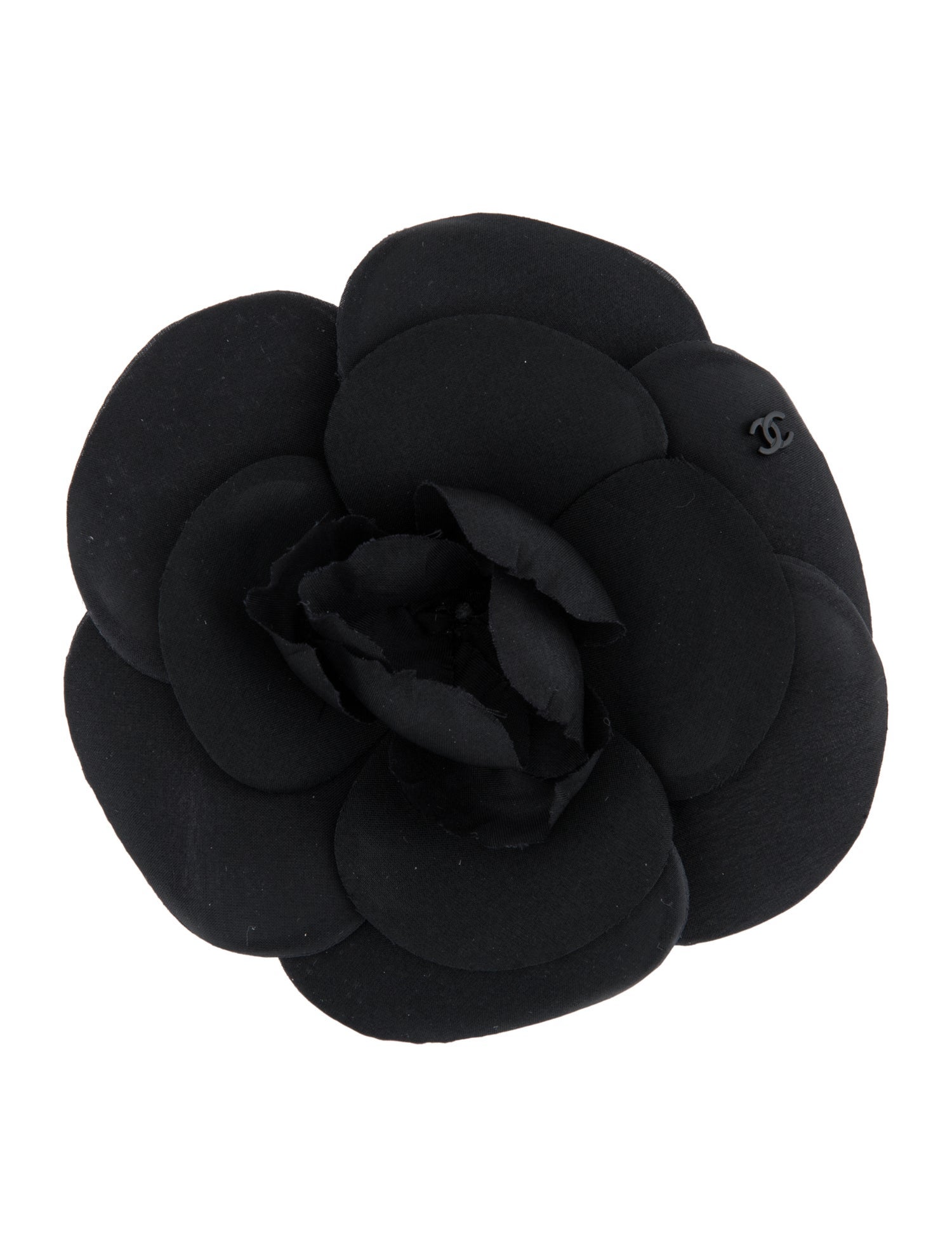 Chanel Silk Camellia Brooch