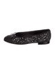 Chanel Interlocking CC Logo Tweed Ballet Flats