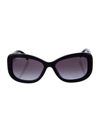 Chanel Interlocking CC Logo Oversize Sunglasses