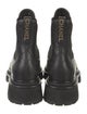 Chanel Interlocking CC Logo Leather Chelsea Boots
