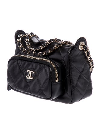 Chanel Quilted Mini Clutch w/ Chain