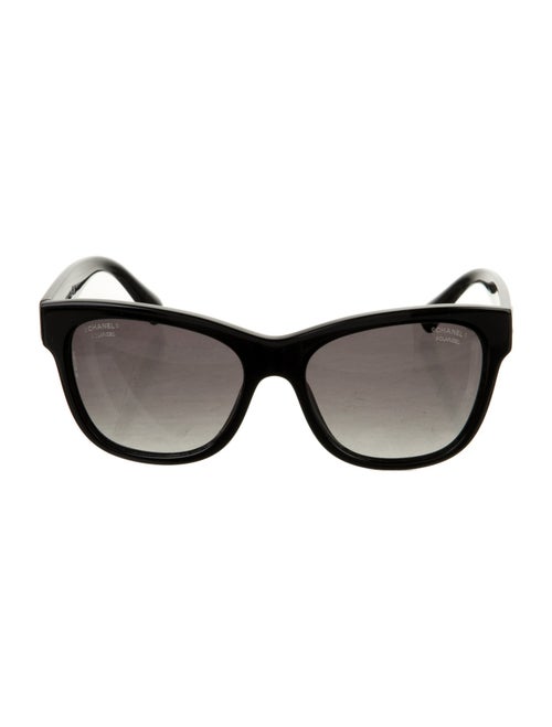 Chanel Interlocking CC Logo Wayfarer Sunglasses