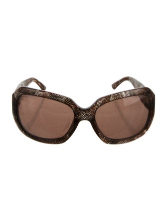 Chanel CC Oversized Interlocking CC Logo Sunglasses