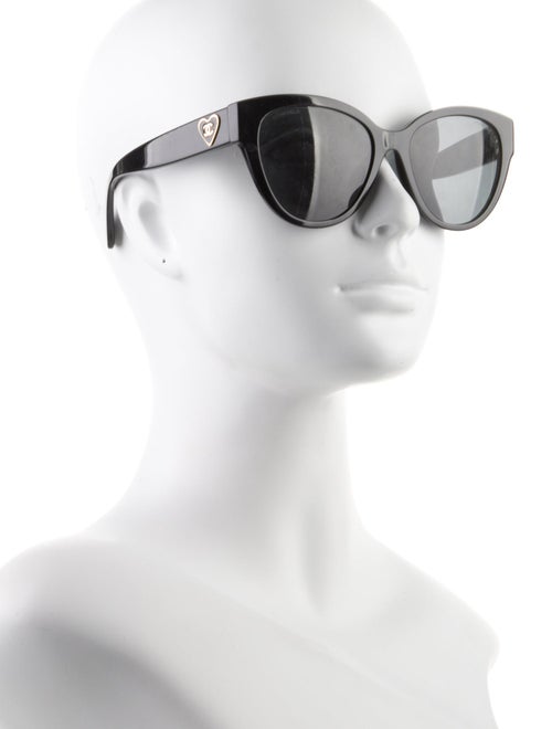 Chanel Interlocking CC Logo Cat-Eye Sunglasses