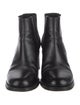 Chanel Interlocking CC Logo Leather Chelsea Boots