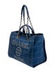 Chanel 2023 Square Quilt Deauville Tote