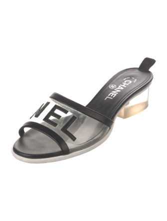 Chanel 2019 Interlocking CC Logo Slides