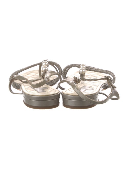 Chanel 2013 Interlocking CC Logo Slingback Sandals