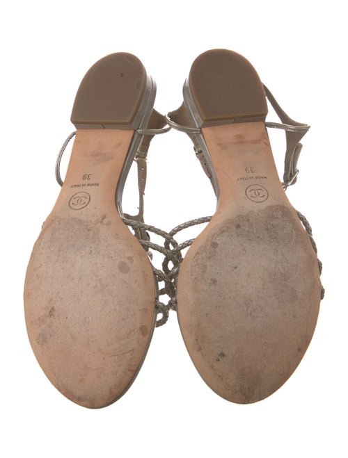 Chanel 2013 Interlocking CC Logo Slingback Sandals