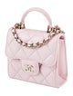 Chanel Mini Top Handle Clutch w/ Chain