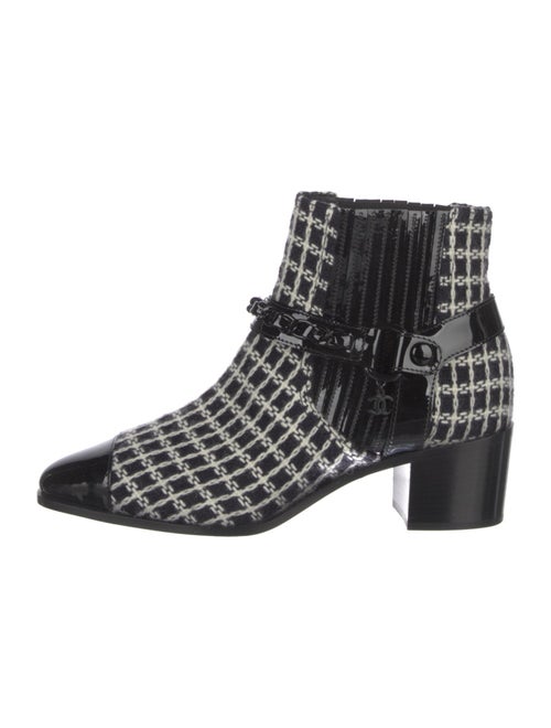 Chanel 2018 Interlocking CC Logo Moto Boots