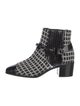 Chanel 2018 Interlocking CC Logo Moto Boots