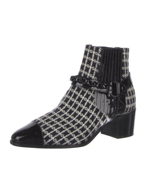 Chanel 2018 Interlocking CC Logo Moto Boots