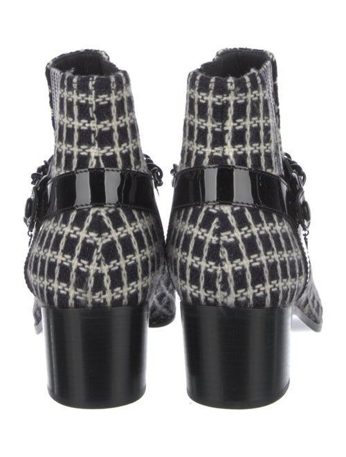 Chanel 2018 Interlocking CC Logo Moto Boots