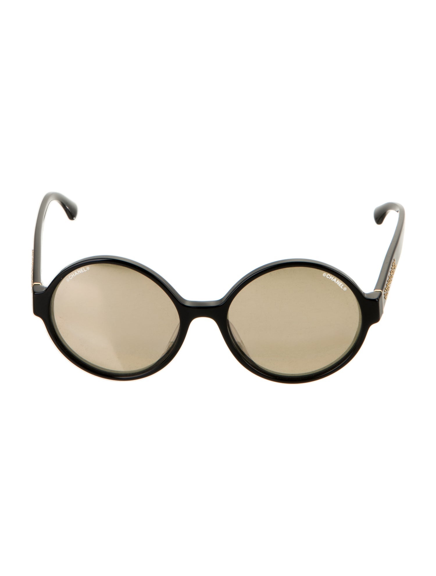 Chanel Interlocking CC Logo Round Sunglasses
