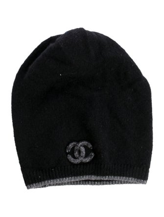 Chanel Cashmere CC Beanie Hat