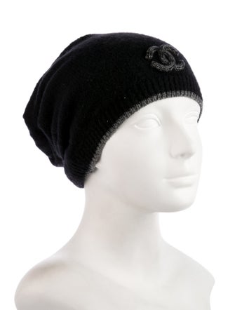 Chanel Cashmere CC Beanie Hat