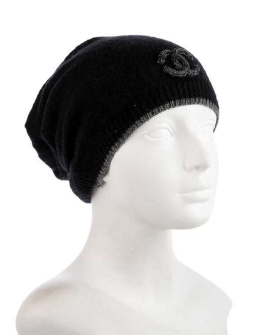 Chanel Cashmere CC Beanie Hat