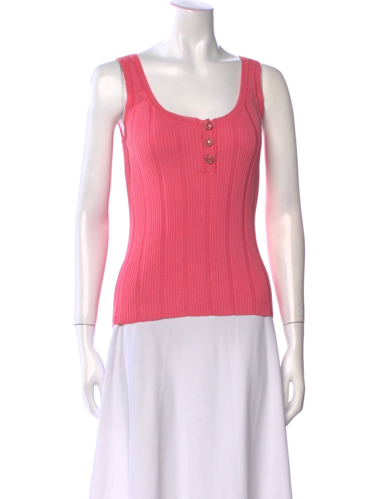 Chanel 2007 Scoop Neck Top