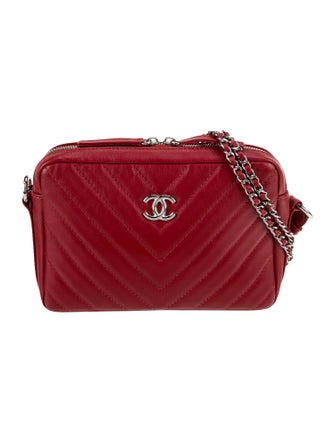 Chanel Chevron CC Camera Case