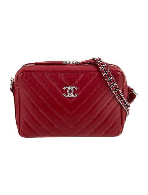 Chanel Chevron CC Camera Case