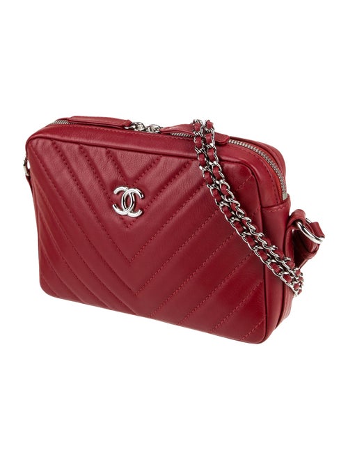 Chanel Chevron CC Camera Case