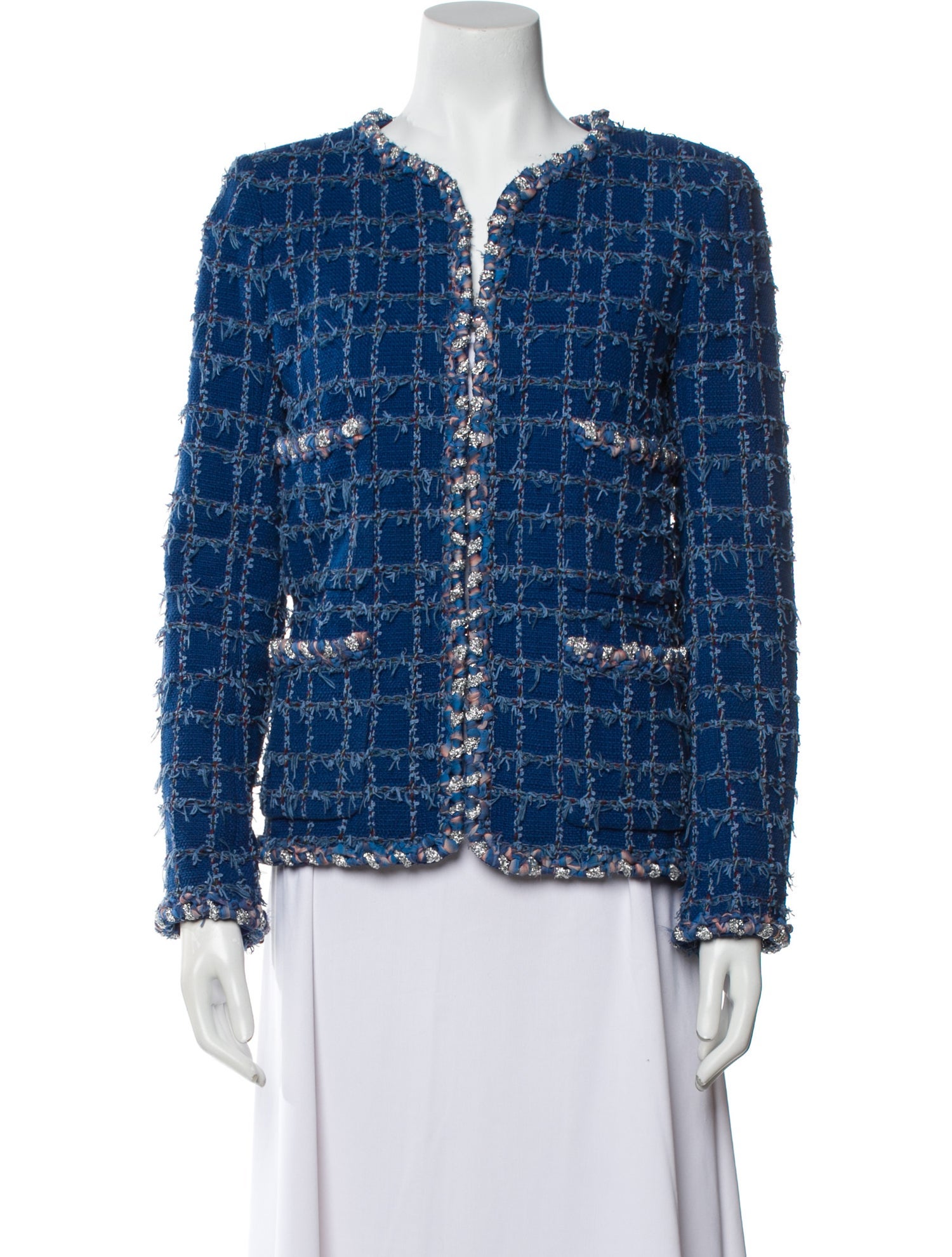 Chanel 2023 Tweed Pattern Evening Jacket