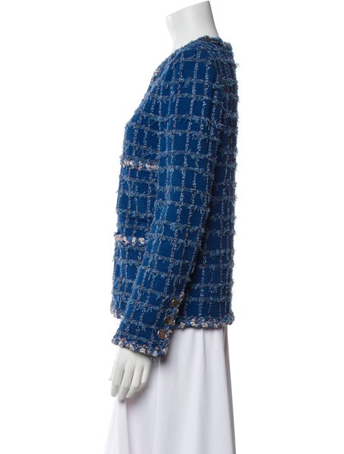 Chanel 2023 Tweed Pattern Evening Jacket