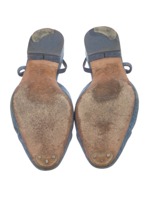 Chanel 2022 Interlocking CC Logo Slingback Flats