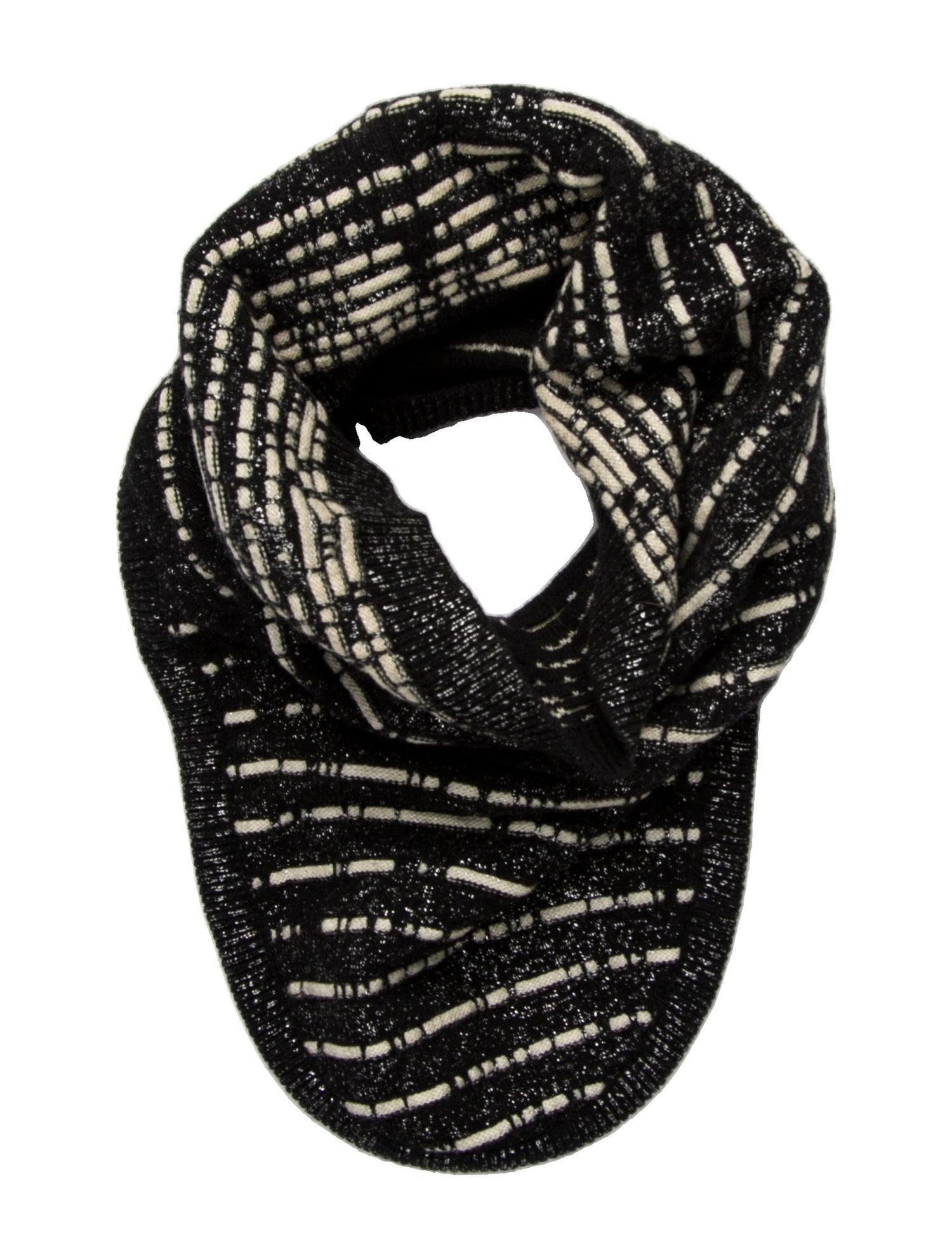 Chanel Wool Vintage Infinity Scarf