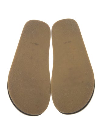 Chanel 2022 Interlocking CC Logo Slingback Sandals