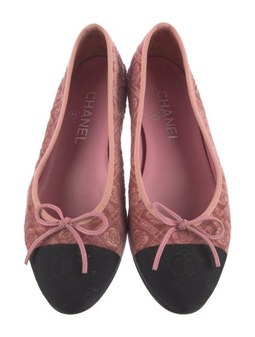 Chanel 2017 Interlocking CC Logo Ballet Flats