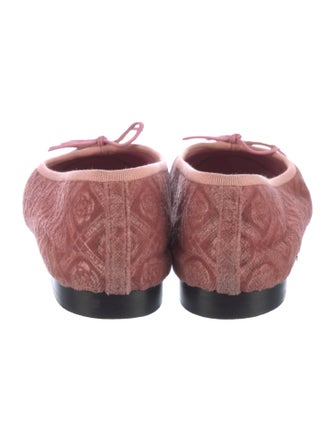 Chanel 2017 Interlocking CC Logo Ballet Flats