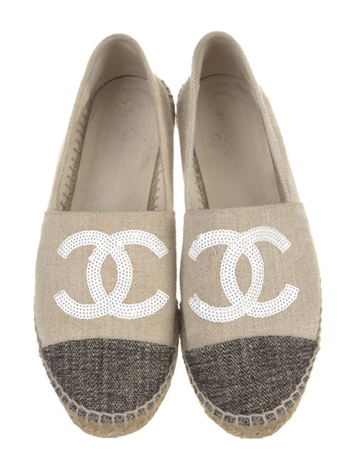 Chanel 2016 Interlocking CC Logo Espadrilles