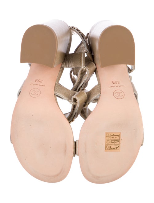 Chanel 2018 Interlocking CC Logo Sandals