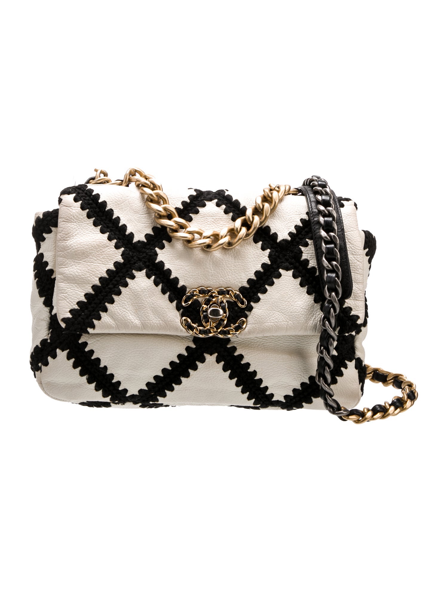 Chanel Medium Crochet 19 Flap Bag
