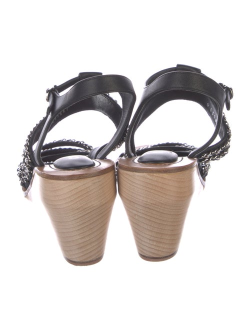 Chanel 2020 Interlocking CC Logo Sandals