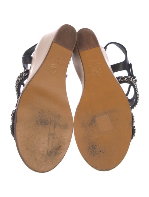 Chanel 2020 Interlocking CC Logo Sandals